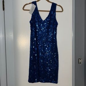 New sparkly blue dress